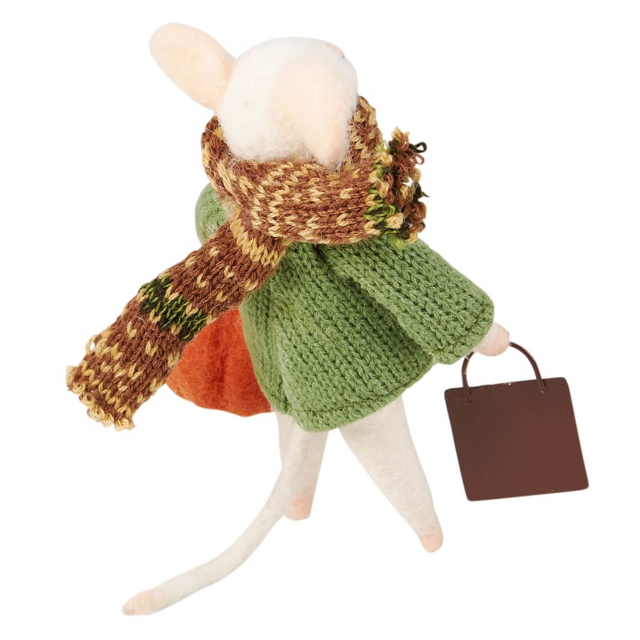 Give Thanks Mouse Critter Ornament - Image 2