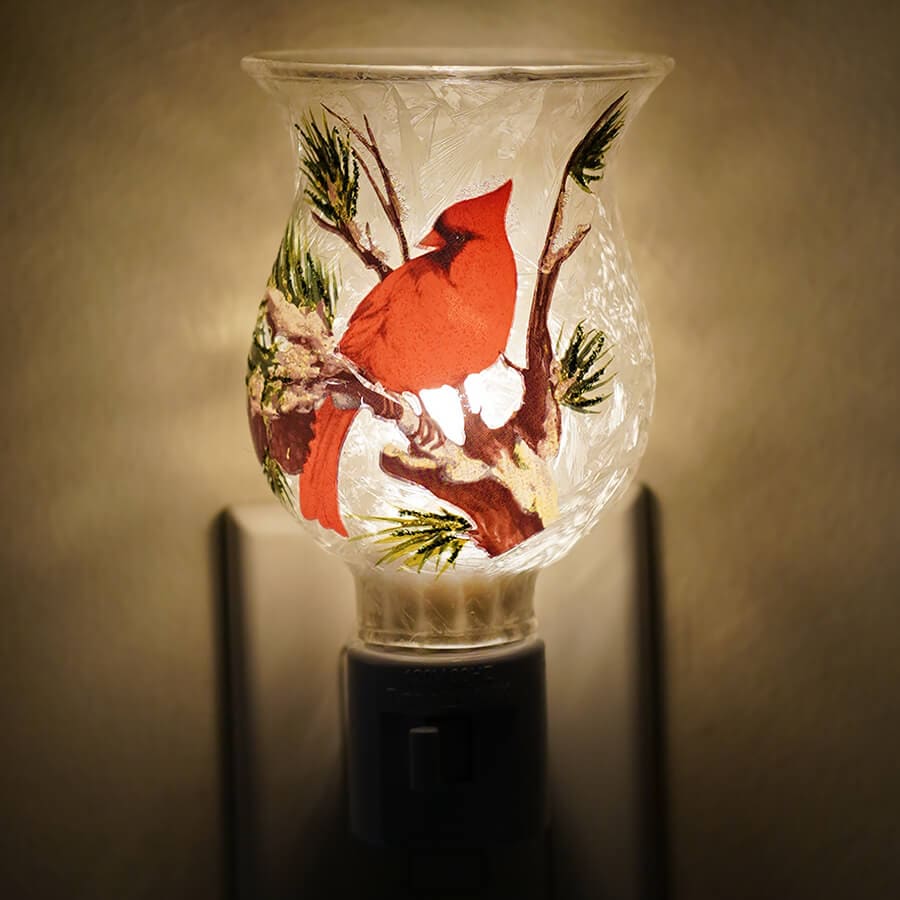 Glass Cardinal Night Light - Image 3