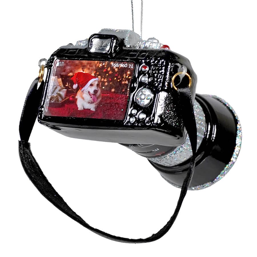 Glass Long Lens Camera Ornament - Image 2