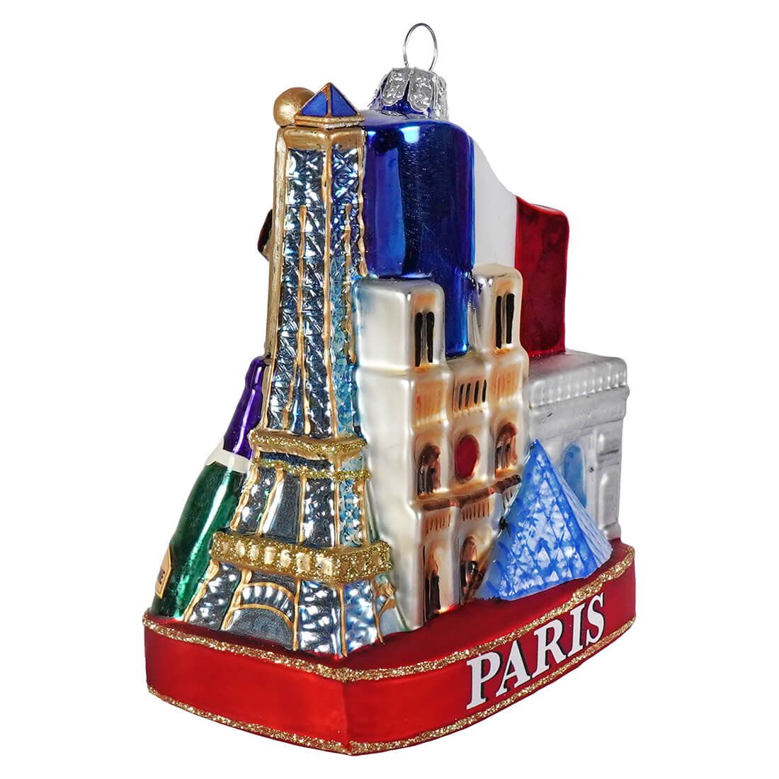 Paris Cityscape Glass Ornament - Image 2