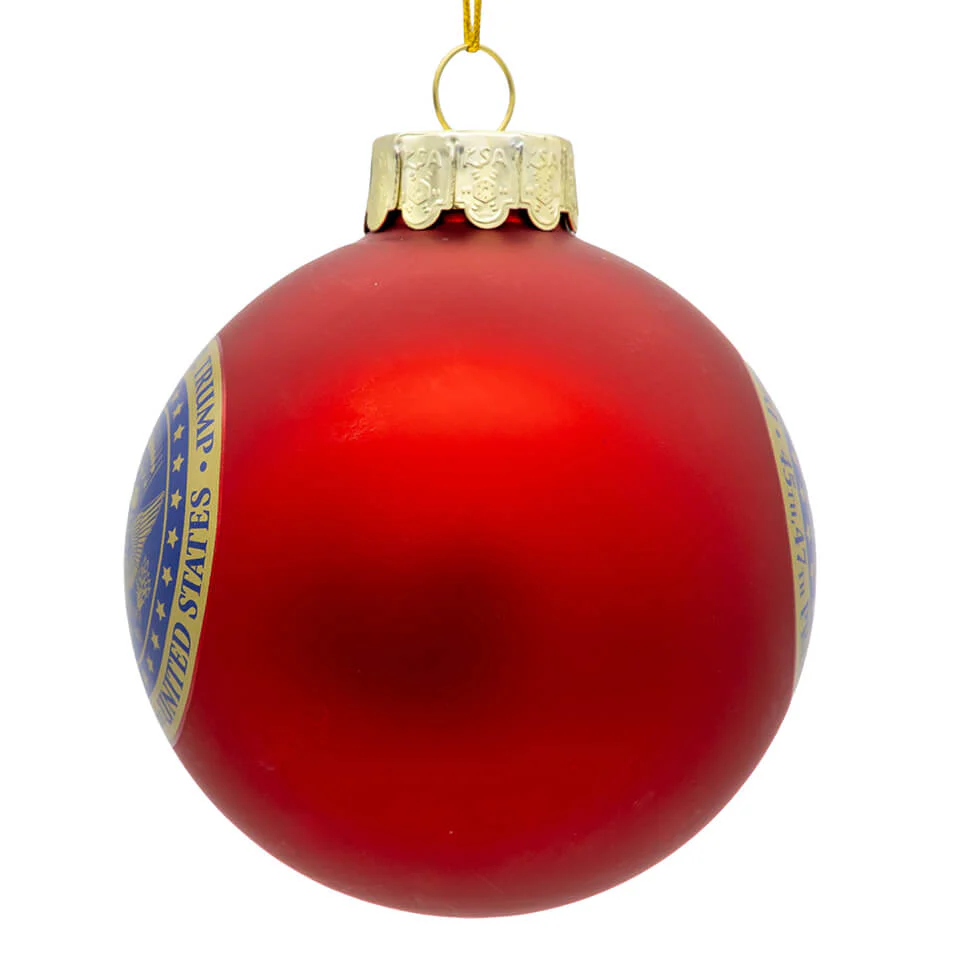 Glass Trump Ball Commemorative Ornament - Image 3
