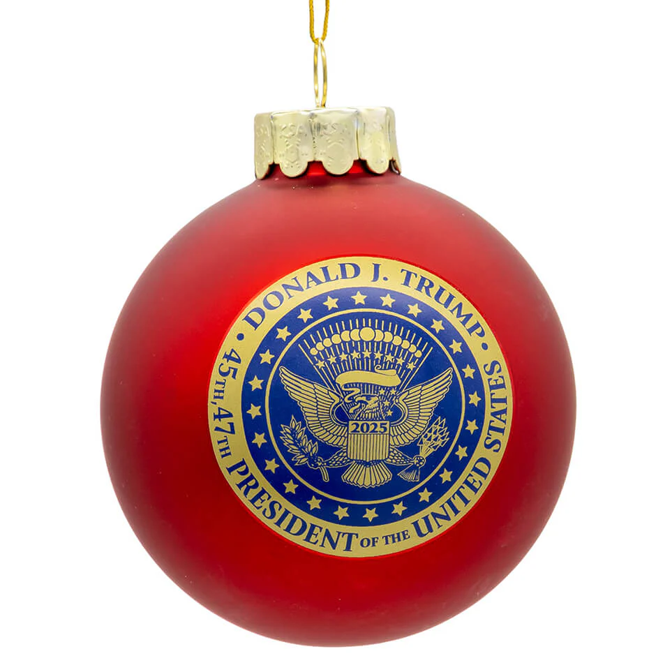 Glass Trump Ball Commemorative Ornament - Image 4