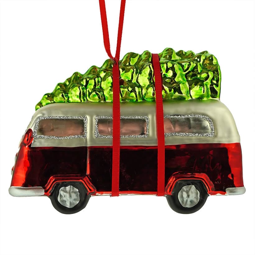 Gone to the Beach Van Ornament - Image 2