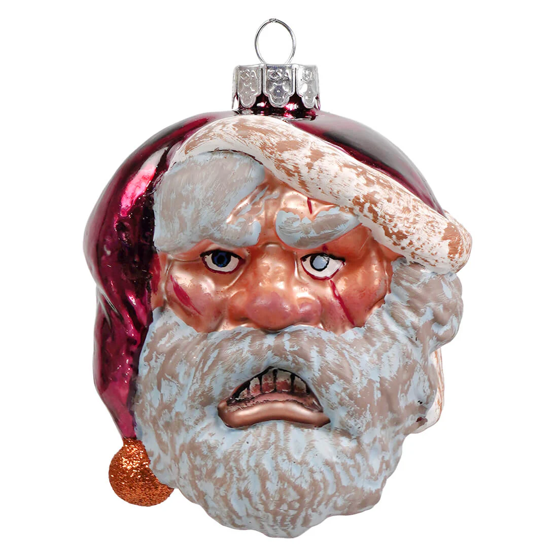 Gorenaments® "Evil Santa" Glass Ornament