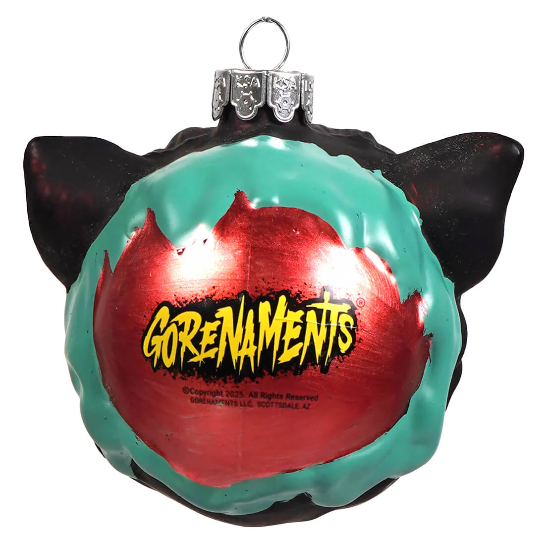 Gorenaments® "Wolfie" The Werewolf Glass Ornament - Image 3
