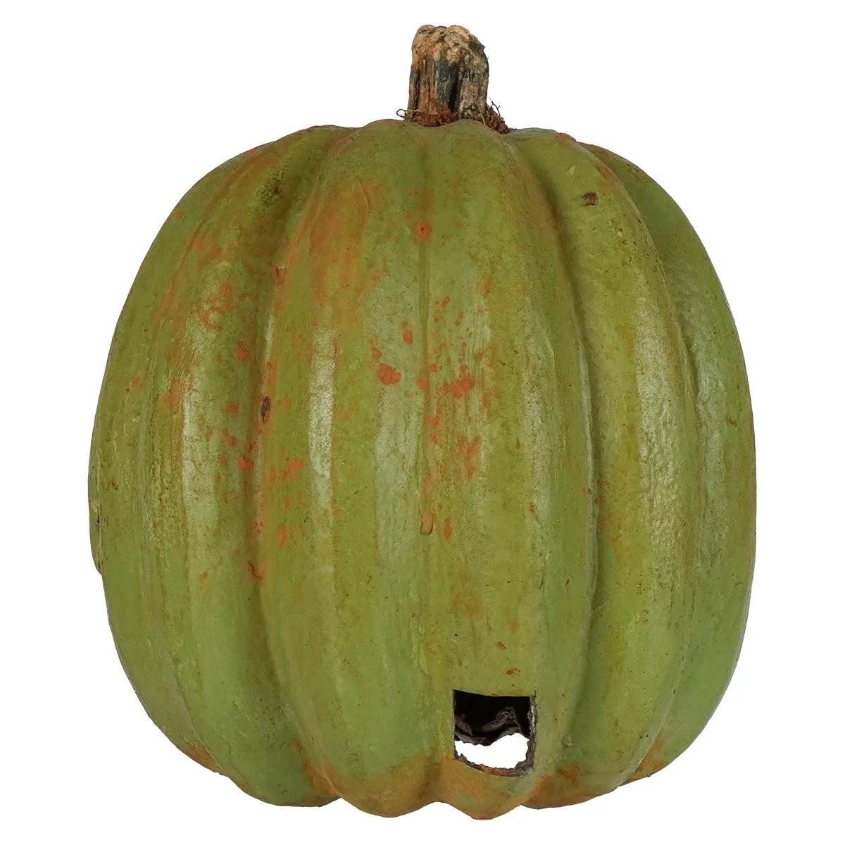 Green Ghost Faced Pumpkin - Image 3