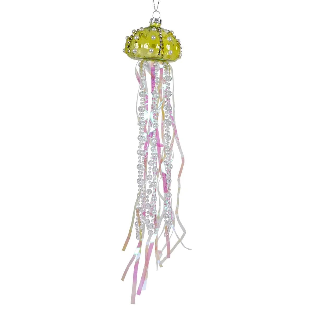 Green Jellyfish Ornament