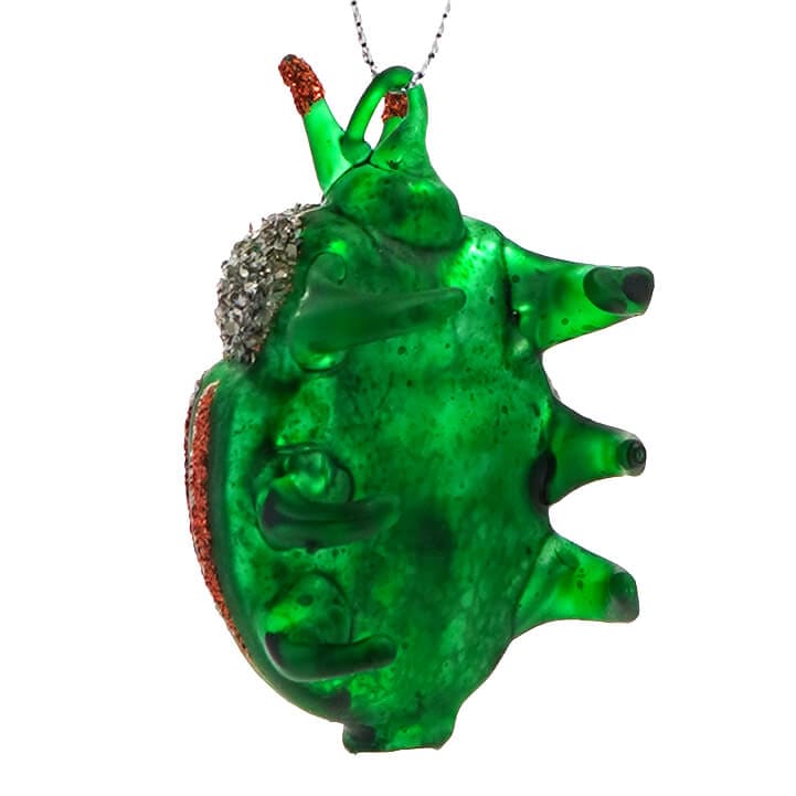 Green & Orange Glitter Insect Ornament - Image 2