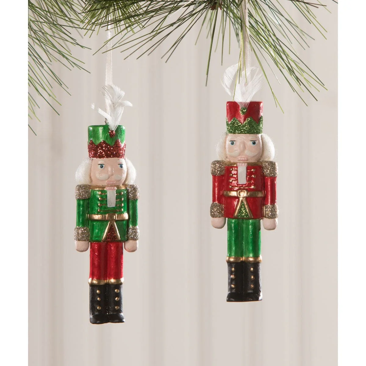 Green Traditional Nutcracker Ornament - Image 2