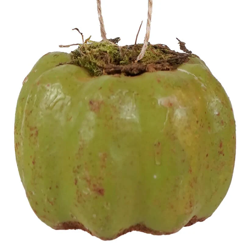 Handcrafted Green Pumpkin Ornament