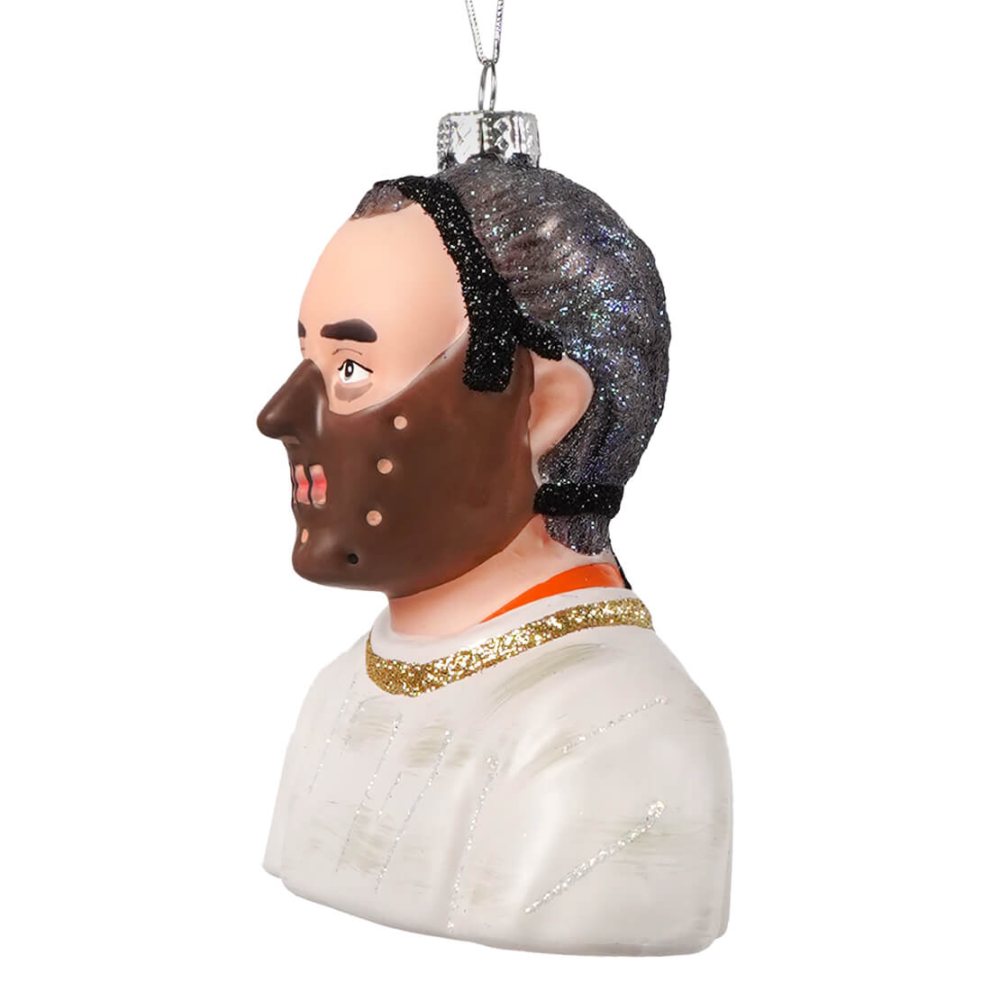 Hannibal Lecter Glass Ornament - Image 2
