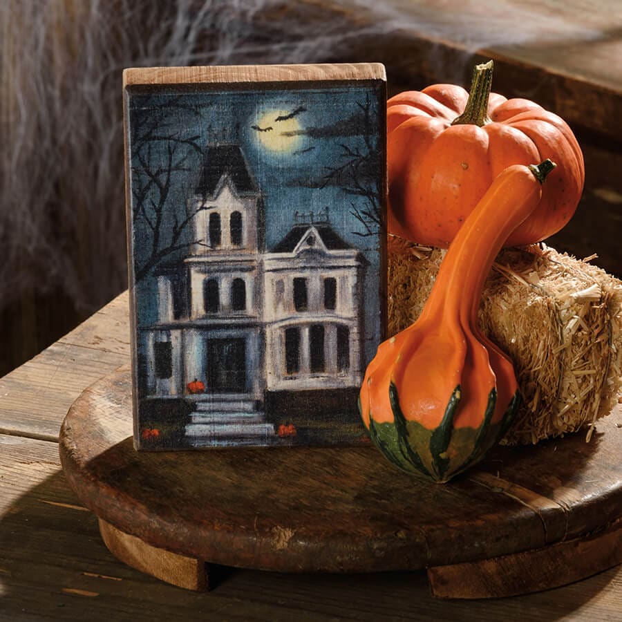 Haunted House Block Sign - Image 2