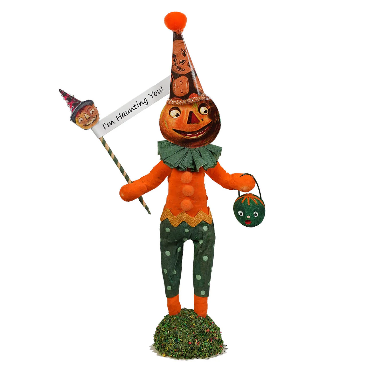 Haunting Pumpkin Figure