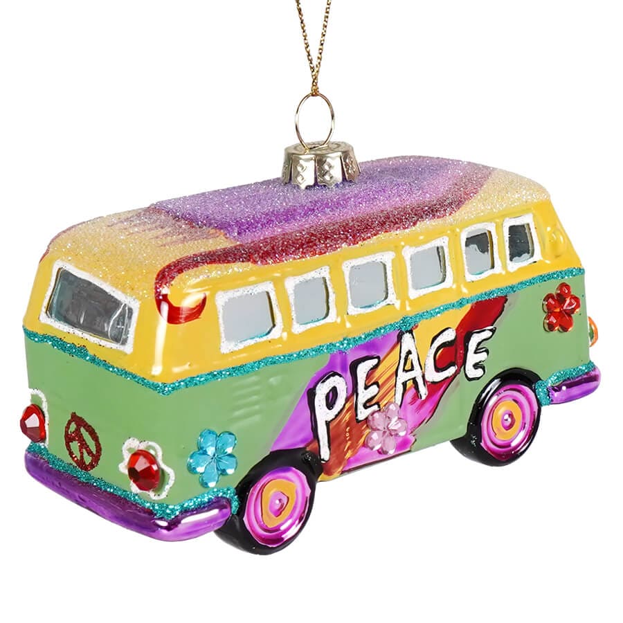 Hippie Bus Ornament - Image 2