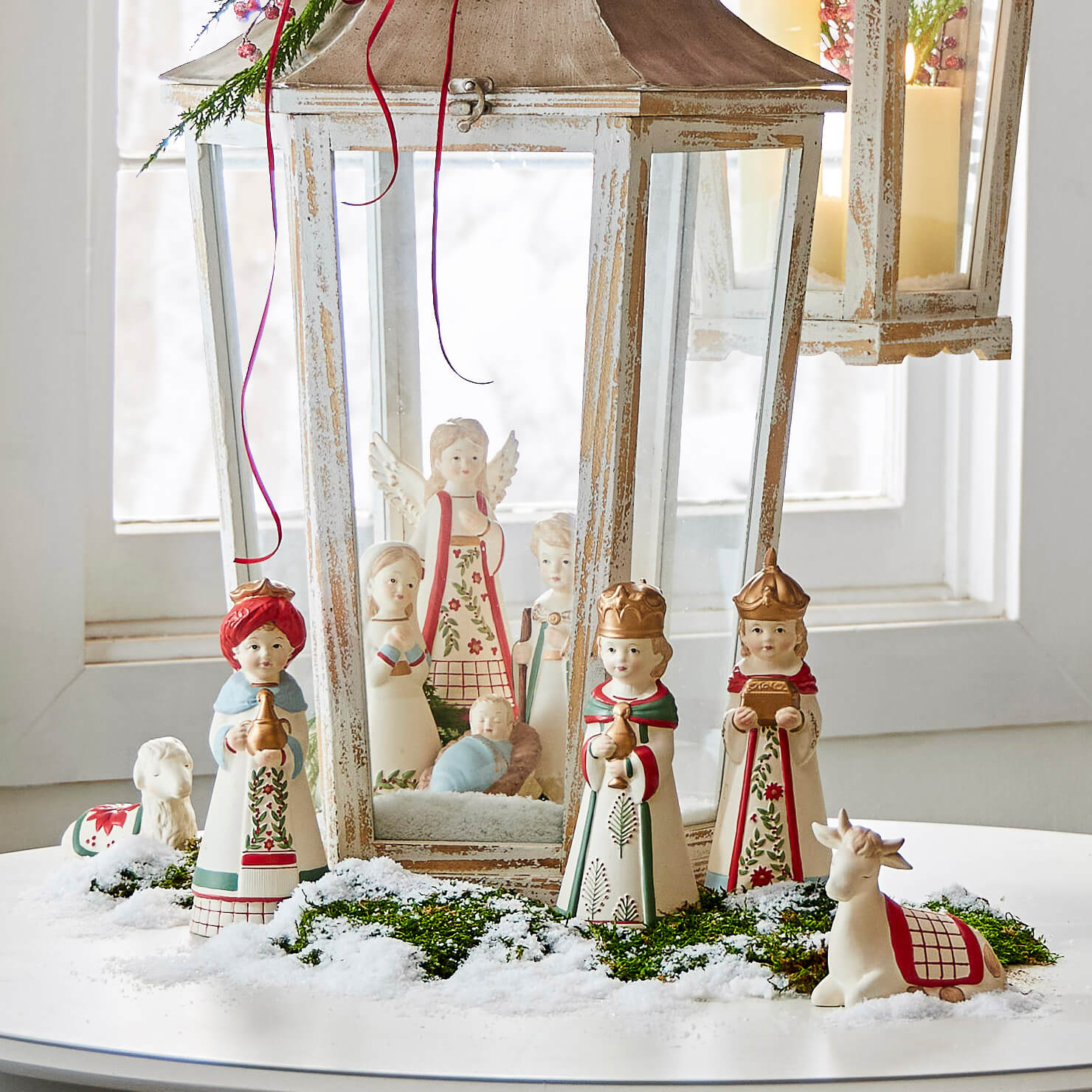 Holly Leaf Terracotta Nativity Set/9 - Image 2