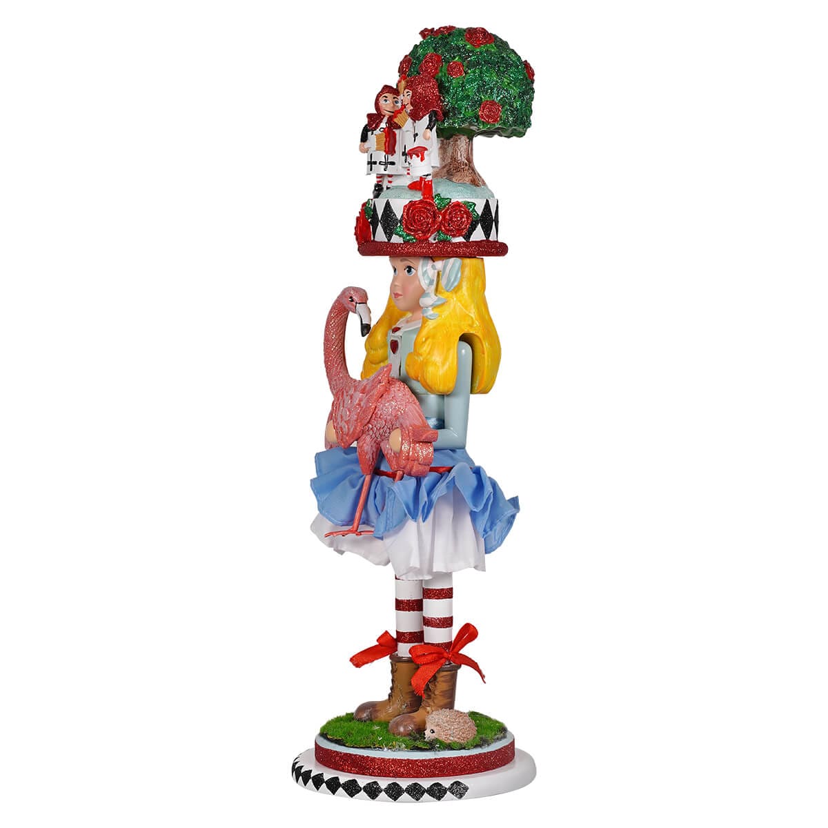 Hollywood Nutcrackers™ Alice With Flamingo Nutcracker - Image 2