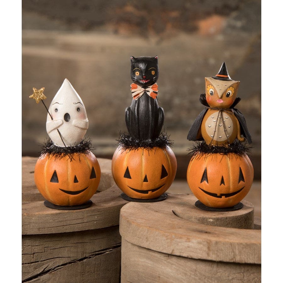 Hoot Owl on Jack O'Lantern - Image 4