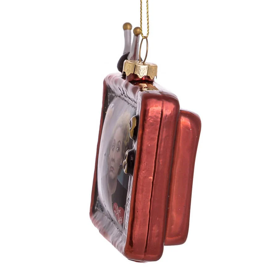 I Love Lucy® Lucy and Ethel Glass TV Ornament - Image 5