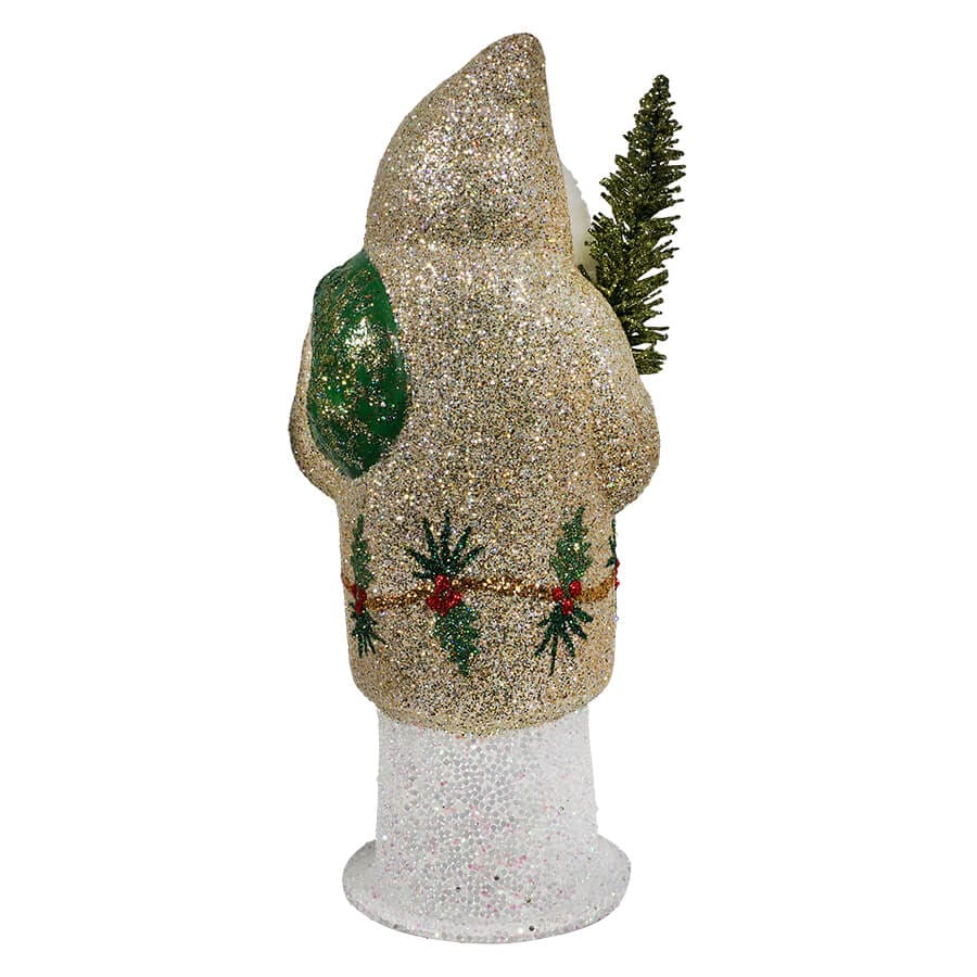 Ice Gold Santa With Holly Detail - Image 2