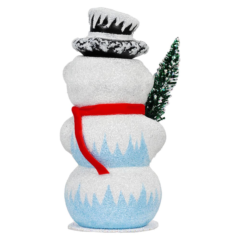 Ino Schaller Beaded Icicle Snowman Candy Container - Image 4