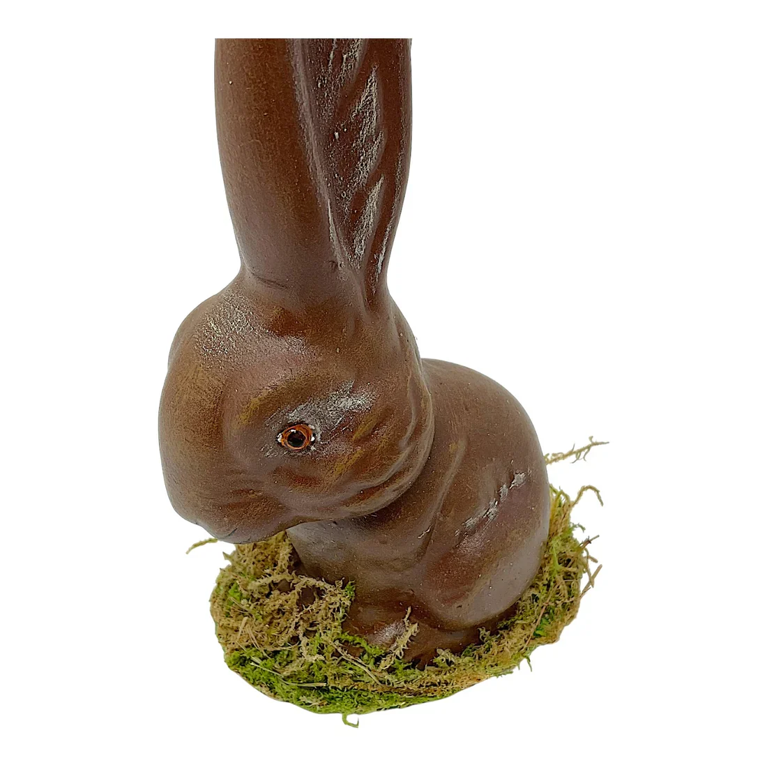 Ino Schaller Brown Sitting Easter Bunny Rabbit German Paper Mache - Image 5