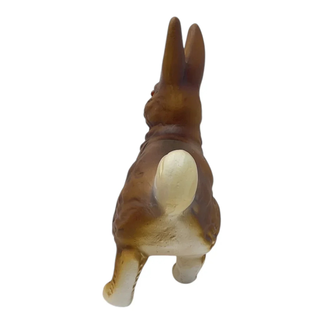 Ino Schaller Brown Walking Easter Bunny Rabbit German Paper Mache - Image 5