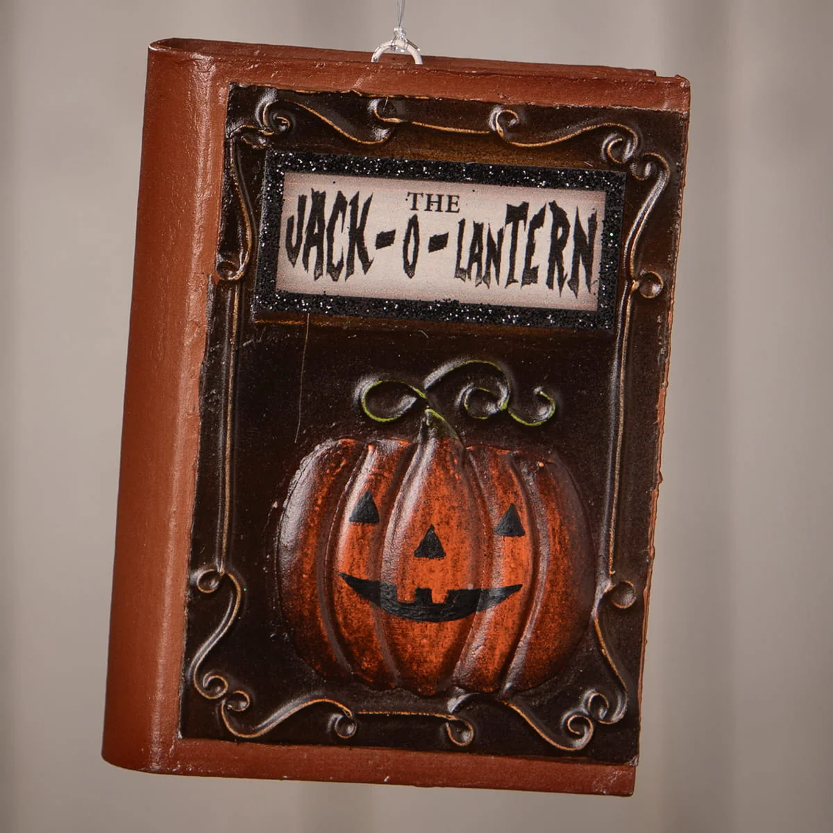 Jack-O-Lantern Book Ornament