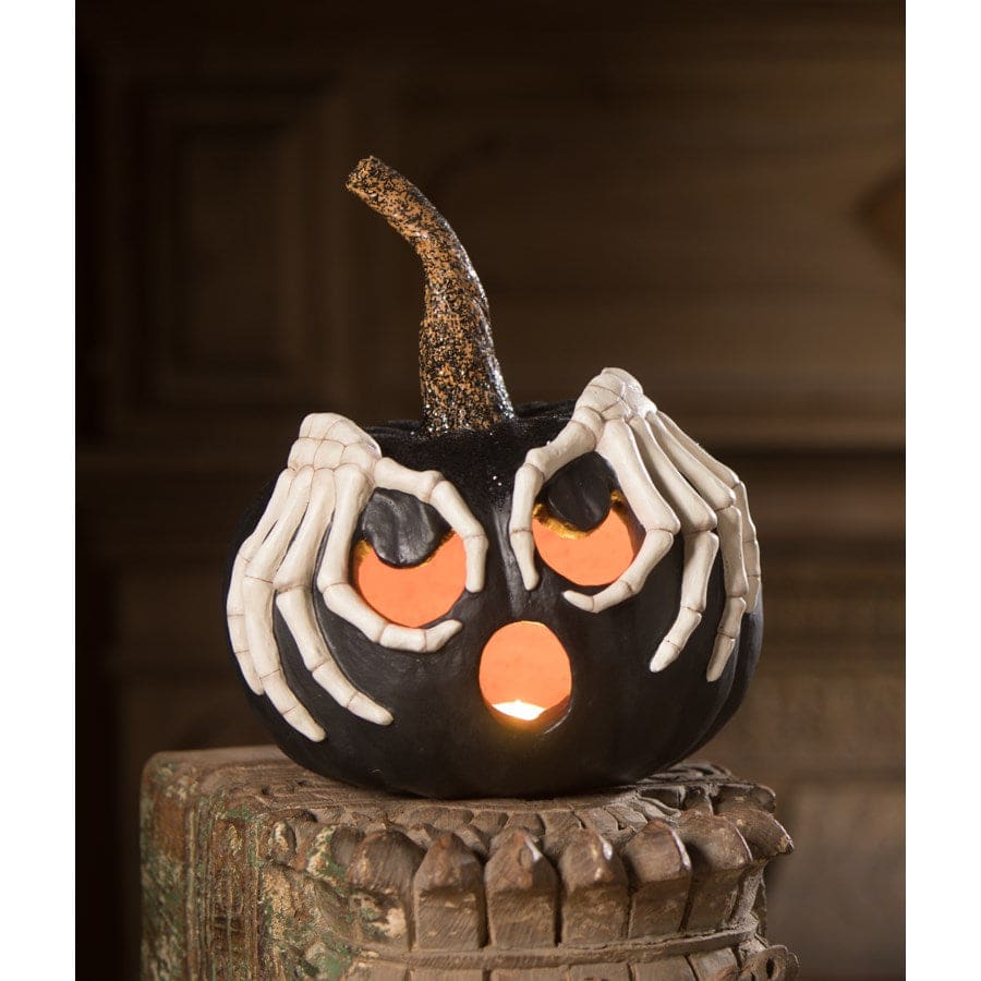Jack O' Lantern with Skeleton Hands - Image 2