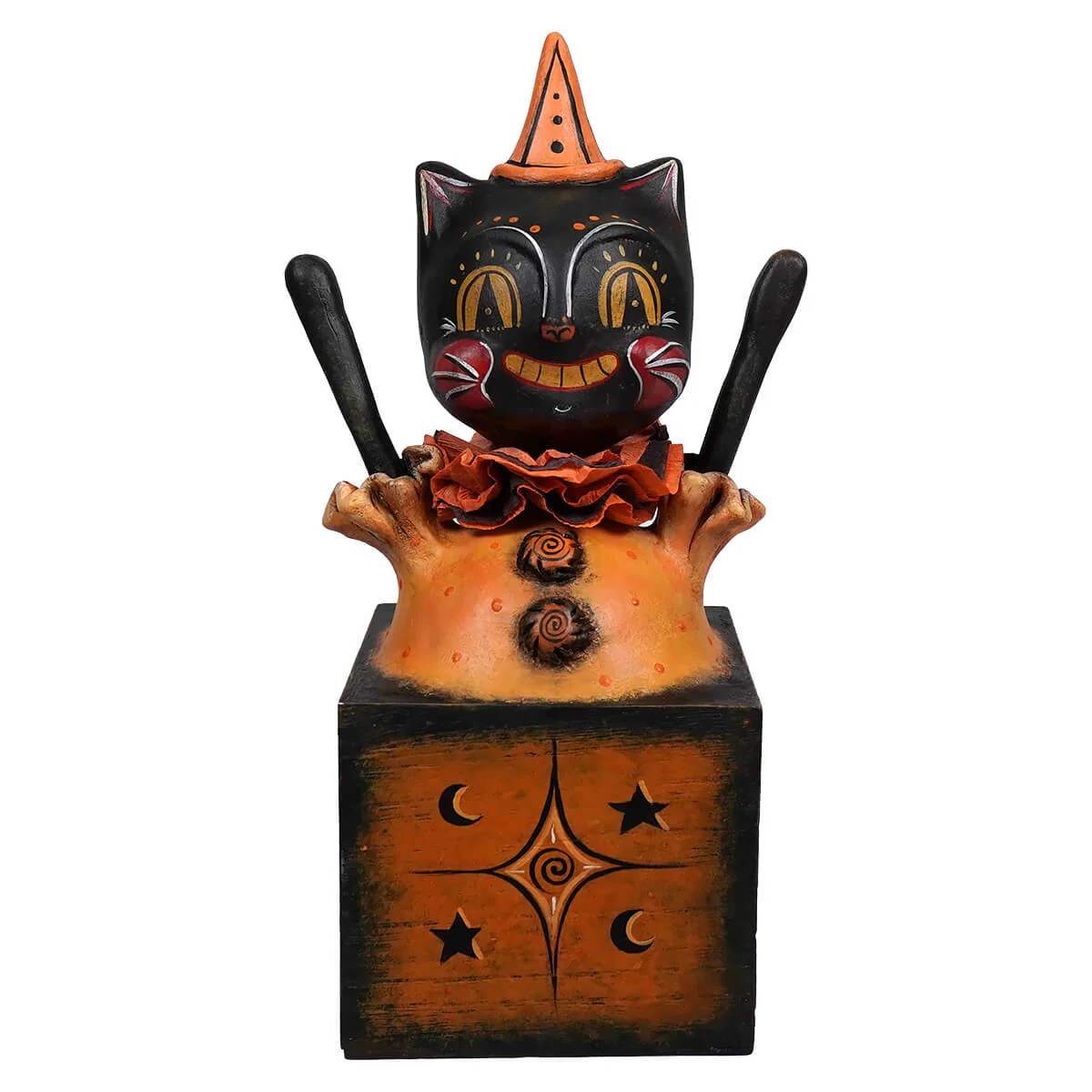 Jolly Black Cat Jack in a Twilight Box
