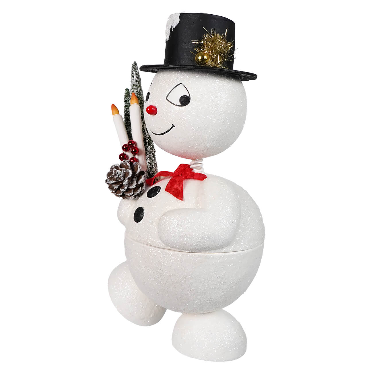 Jolly Bobble Snowman Container - Image 2
