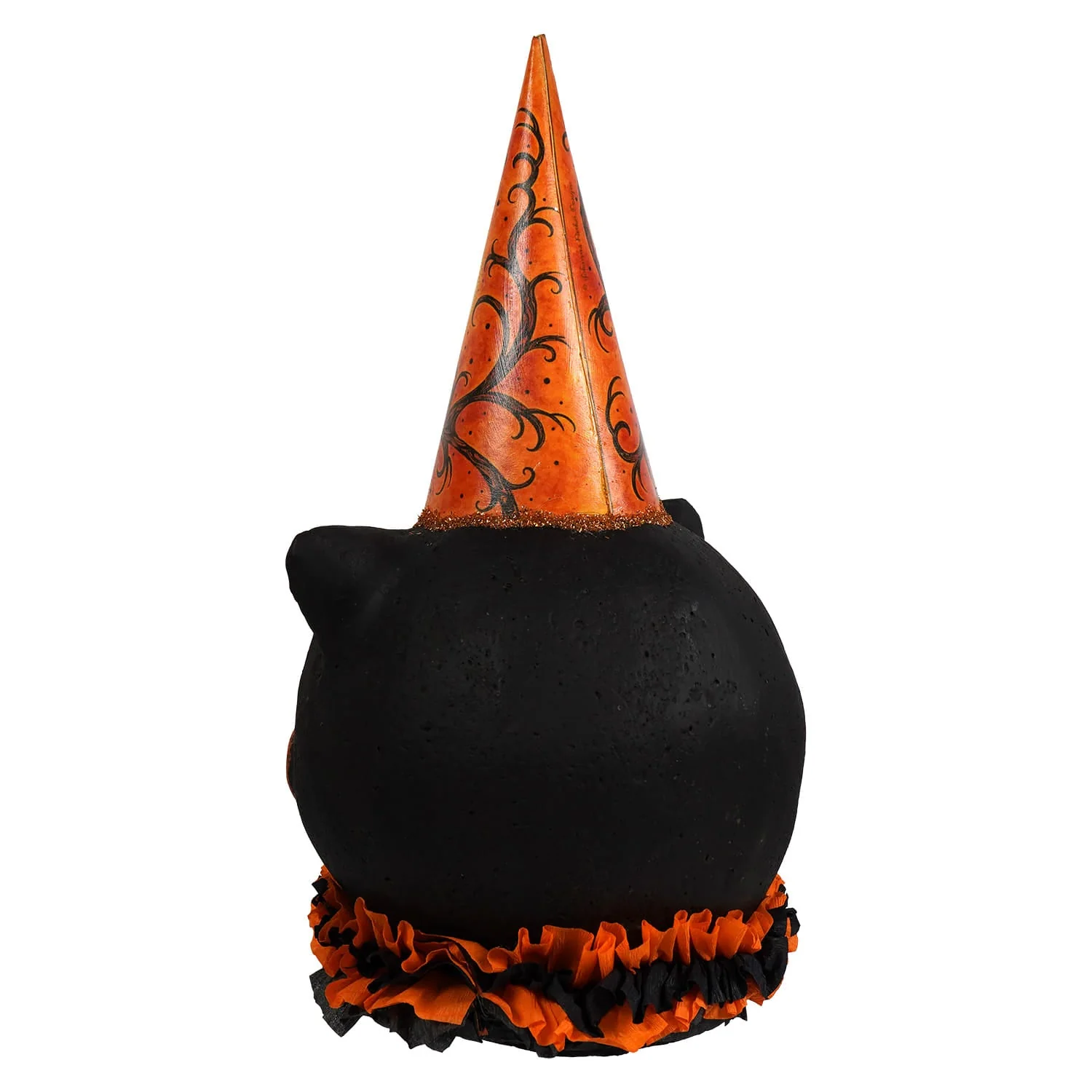 JPD Partners In Craft Cheeky Black Cat Lantern Wearing Party Hat - Image 3