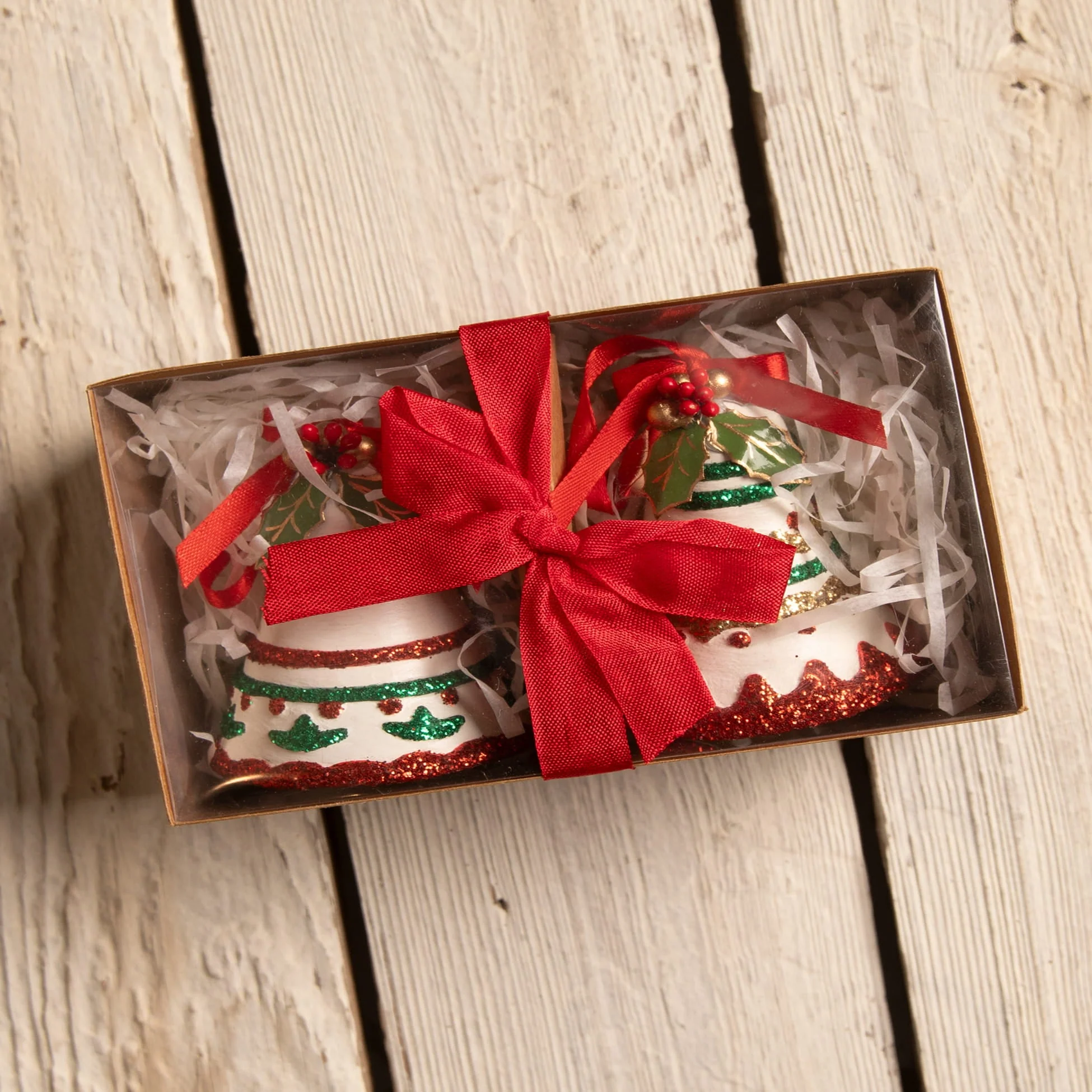 Kitschmas Fun Bell Ornaments Set/2 - Image 2