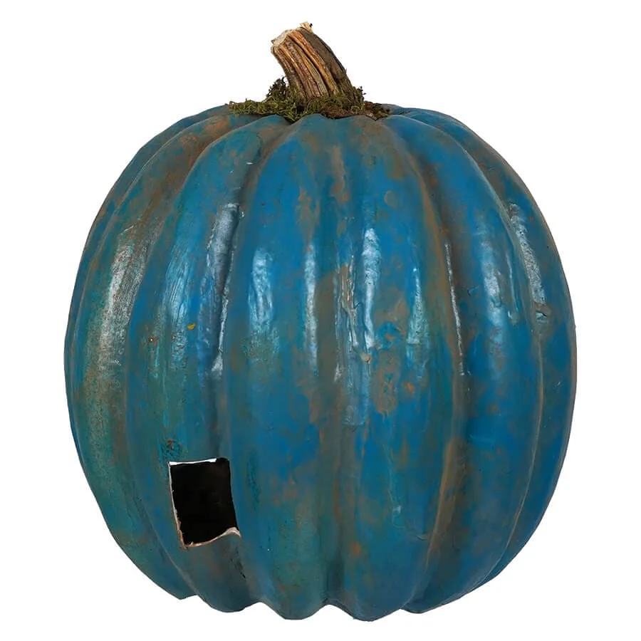 Large Blue Grinning Jack O' Lantern - Image 2