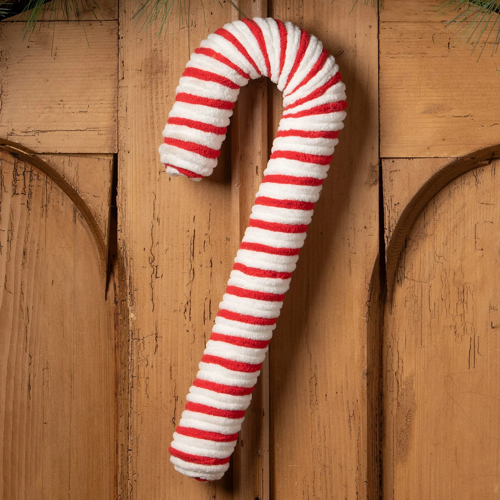 Large Chenille Candy Cane - Image 2