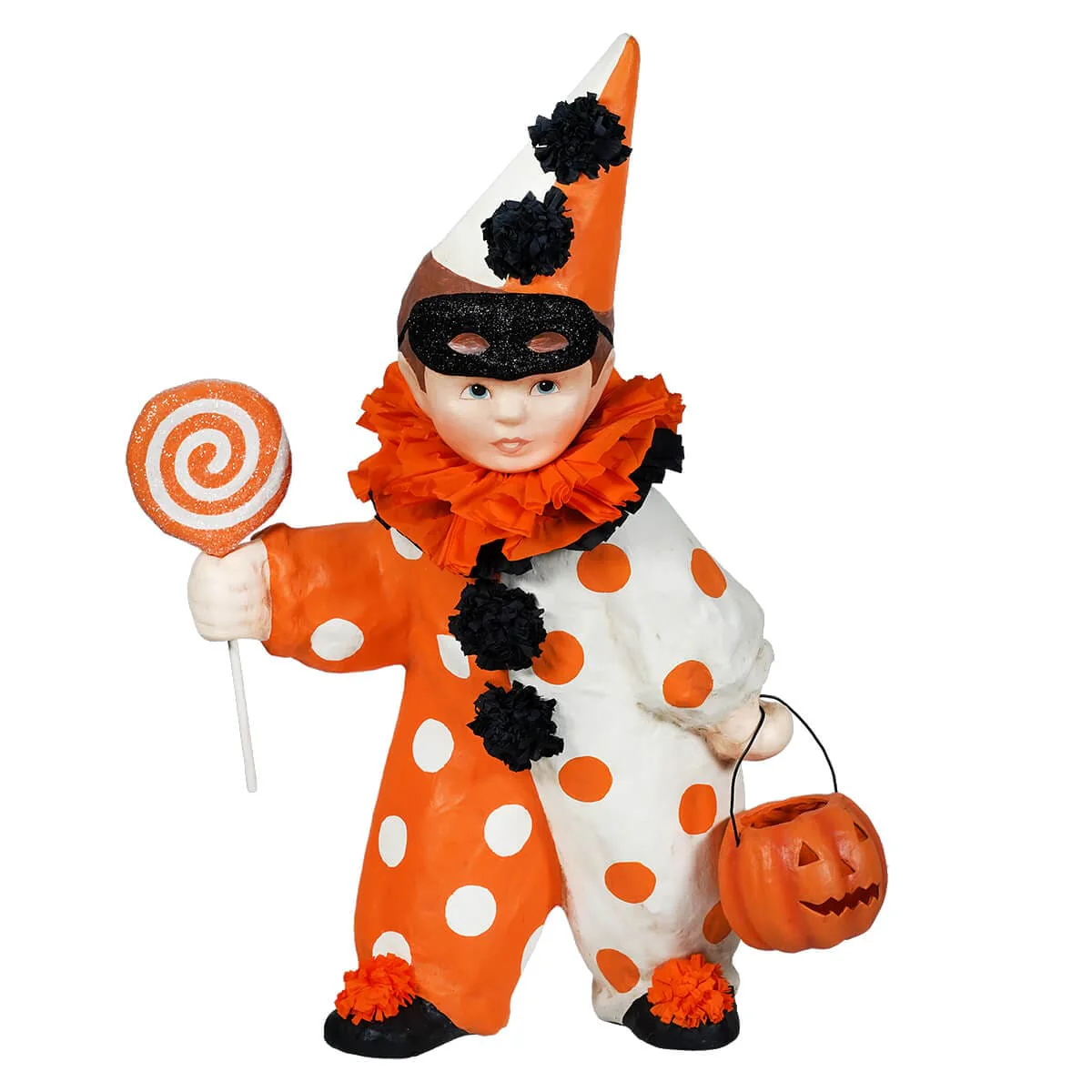Large Halloween Masquerade Clown Boy