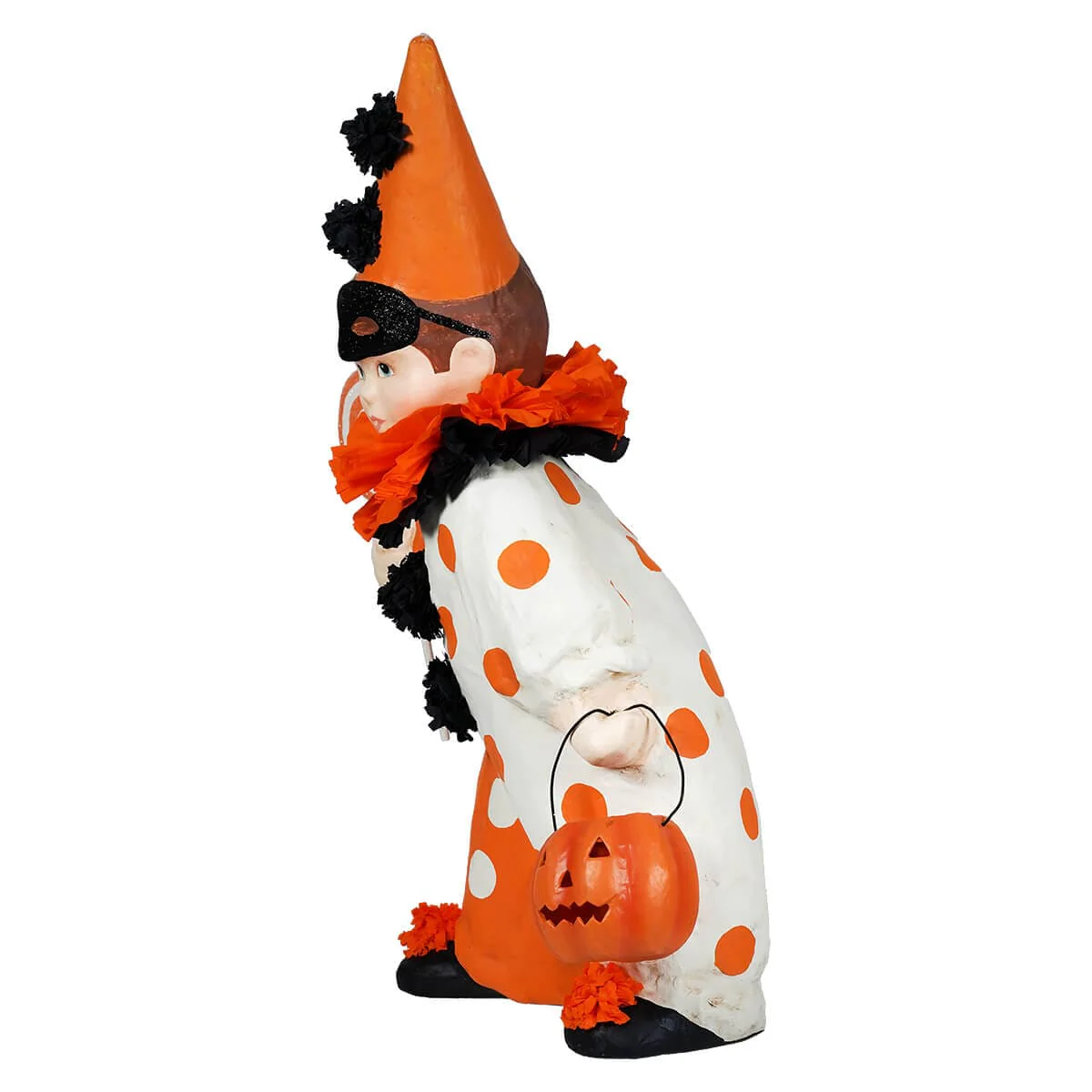 Large Halloween Masquerade Clown Boy - Image 4