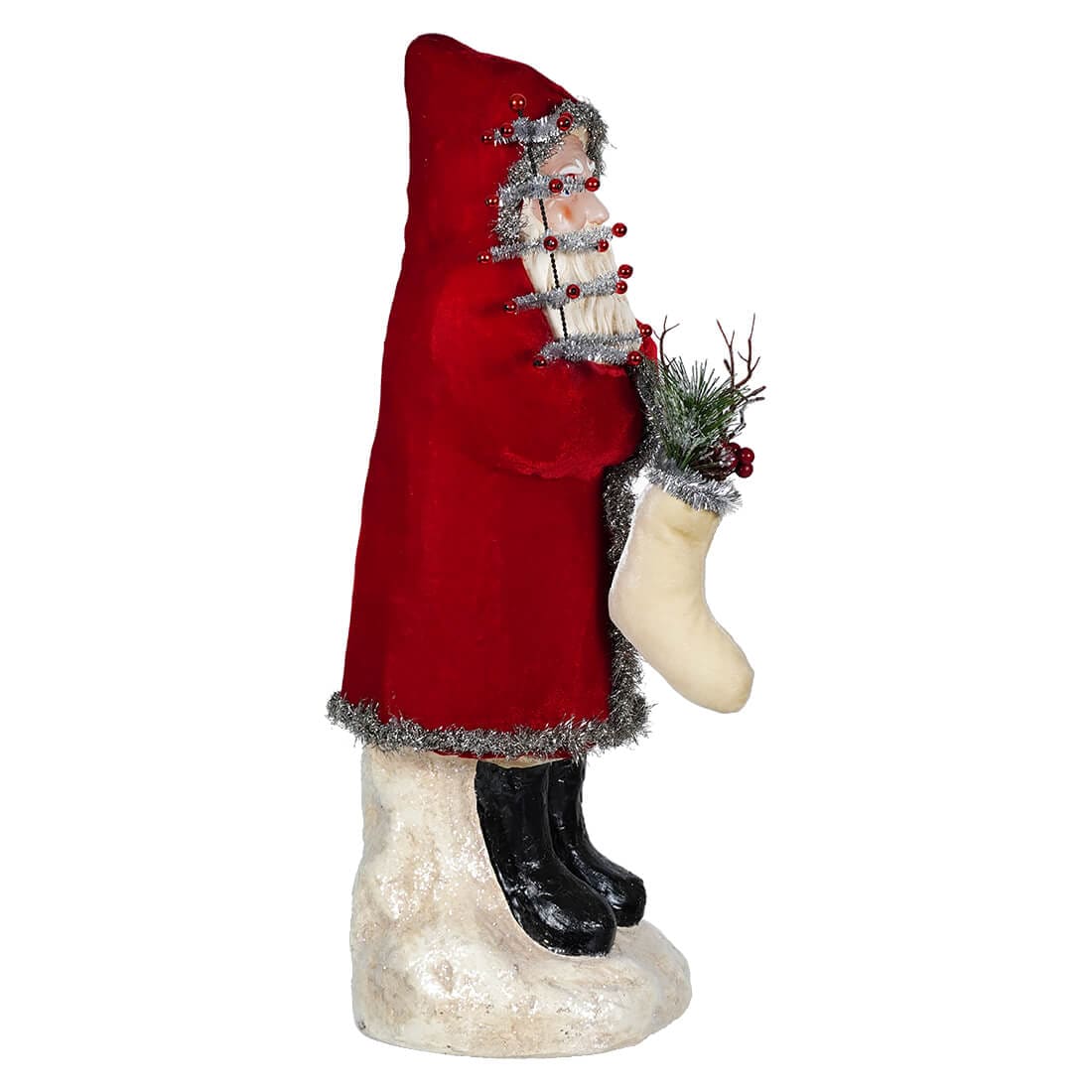 Large Red Velvet Coat Belsnickle - Image 2