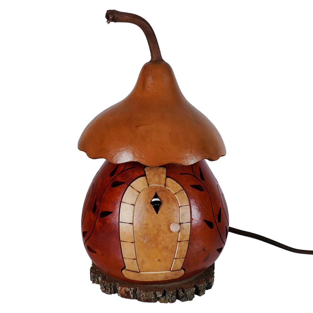 Lighted Harvest Cottage Gourd - Image 2