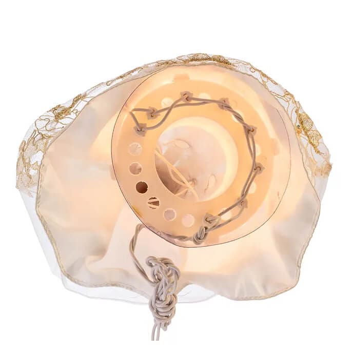 Lighted Ivory & Gold Angel Tree Topper - Image 6