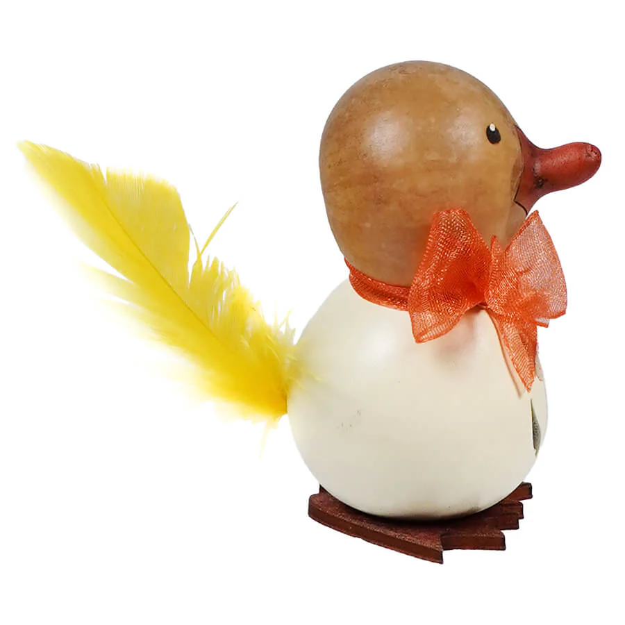 Lil Dillard Duck Gourd With Tulip Cutout - Image 2