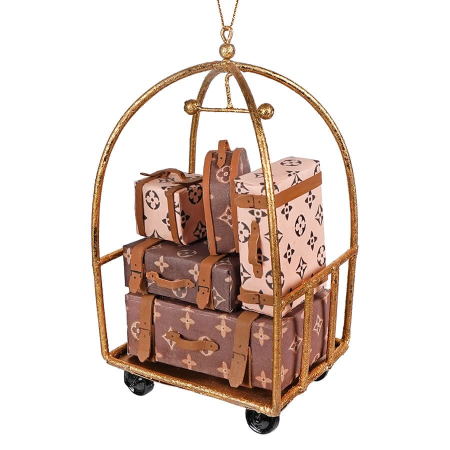 Luxury Hotel Luggage Ornament