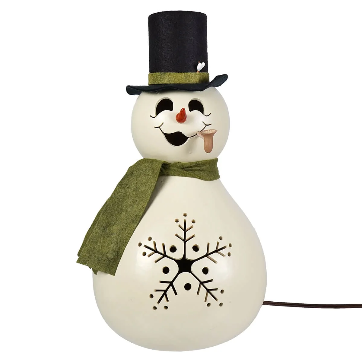 Meadowbrooke Large Snowman with Pipe Gourd