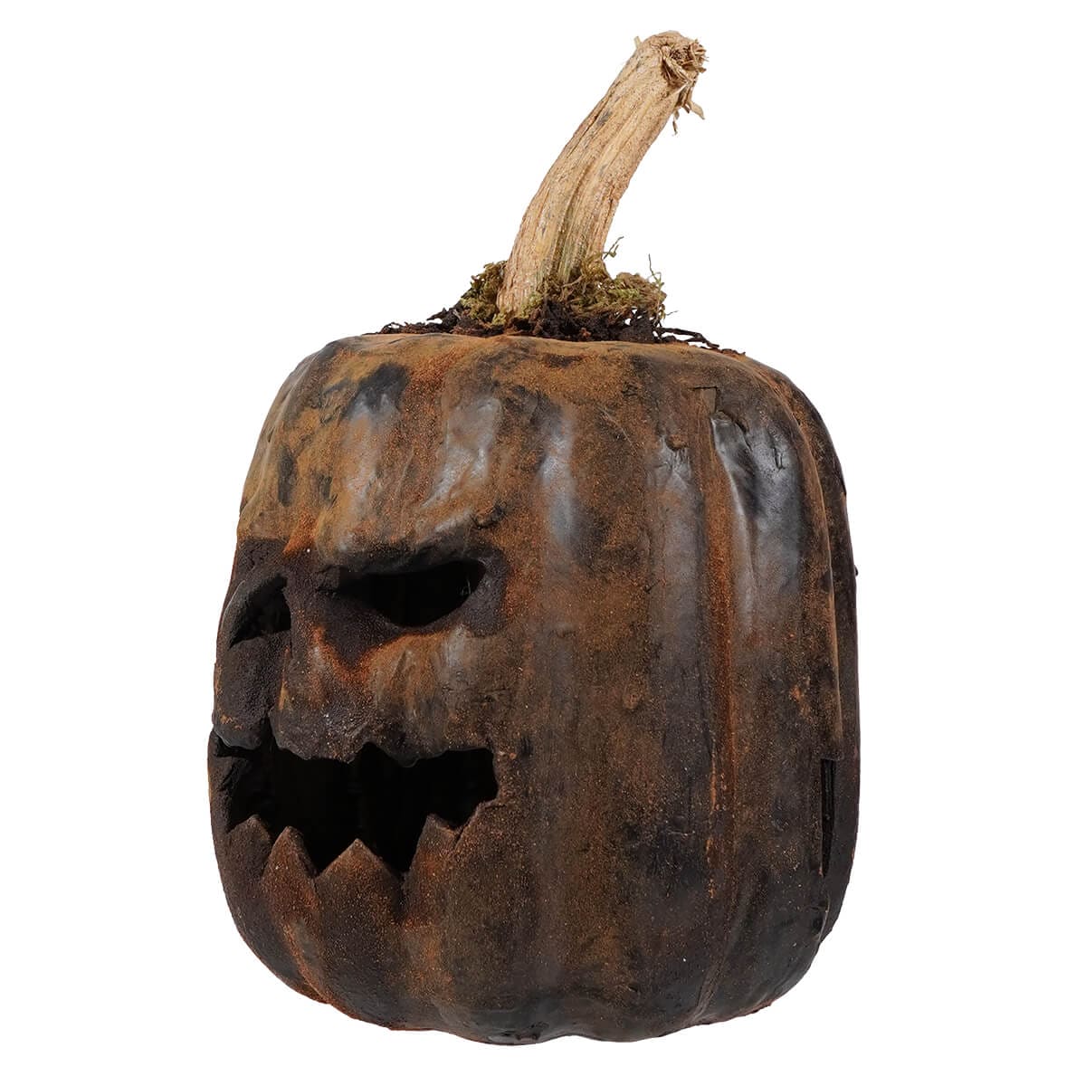 Menacing Black Pumpkin Jack-O'-Lantern - Image 2