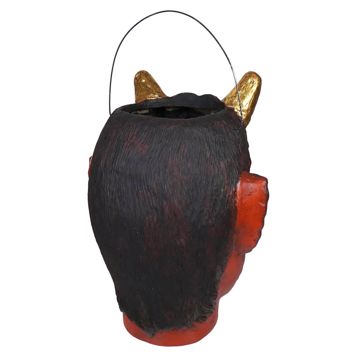 Menacing Gold Horned Vintage Devil Bucket - Image 3