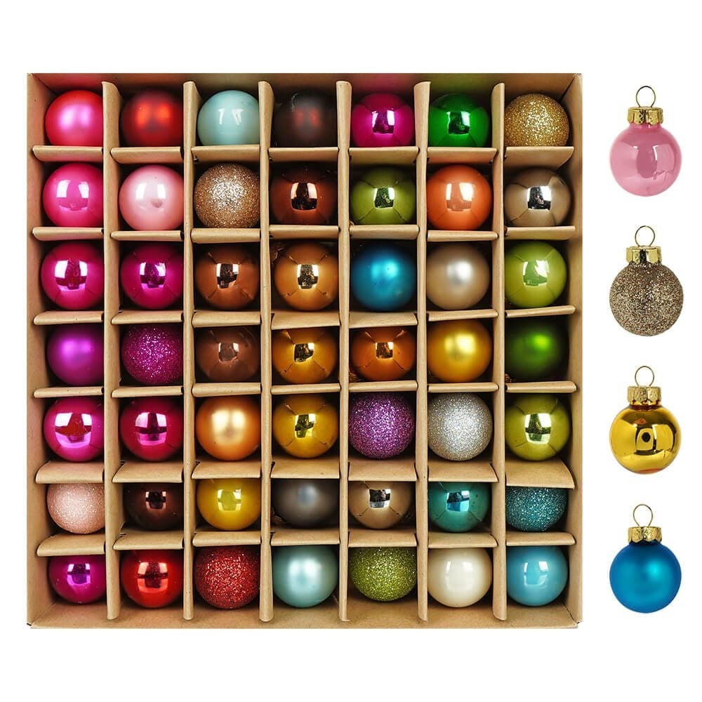Mini Merry & Bright Christmas Ornaments Set/49