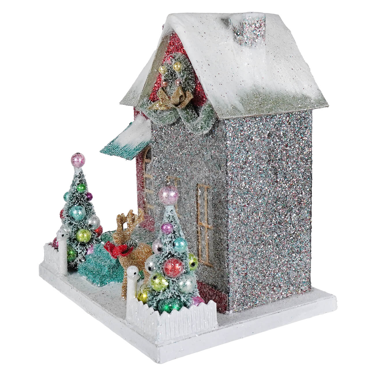 Merry & Bright Glitter Cottage - Image 2
