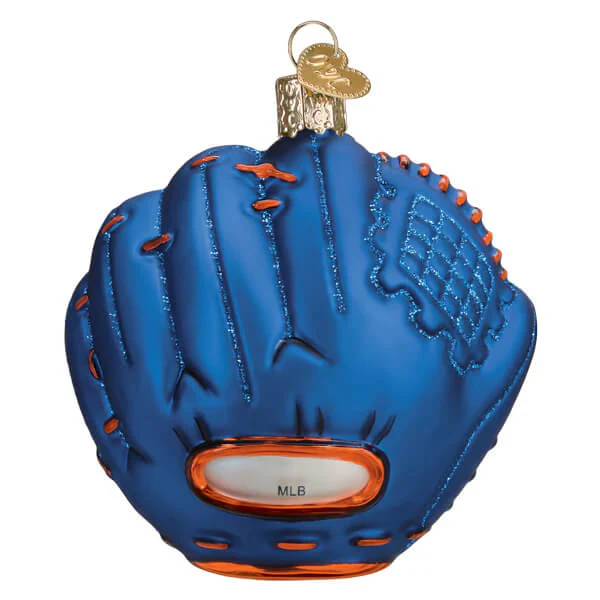 Mets Baseball Mitt Ornament - Image 2