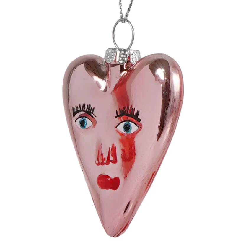 Mi Amor Heart Glass Ornament - Image 6