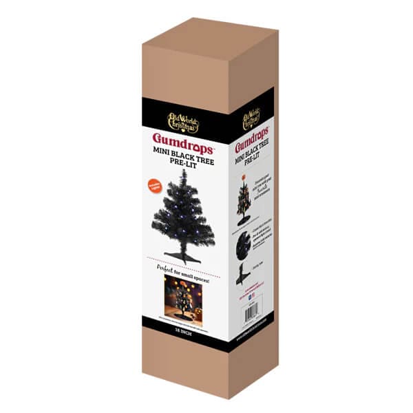 Mini Black Tree Pre-lit - Image 3