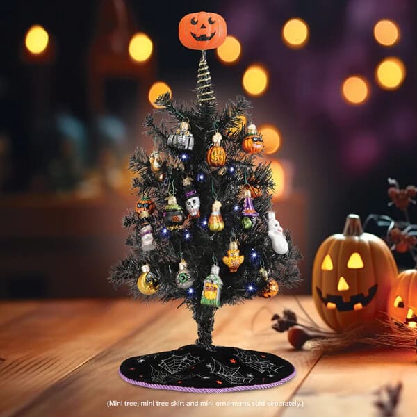 Mini Pumpkin Head Tree Topper - Image 2